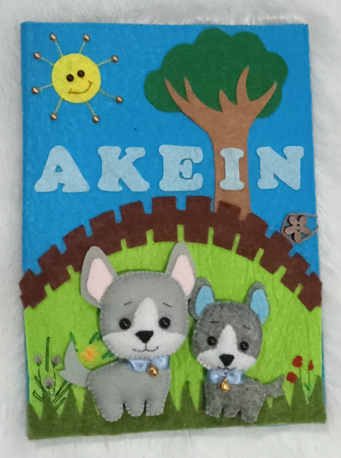 Felt Book Cover 2